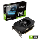 ASUS Phoenix GeForce RTX 3050 8GB GDDR6 packaging and graphics card with NVIDIA logo