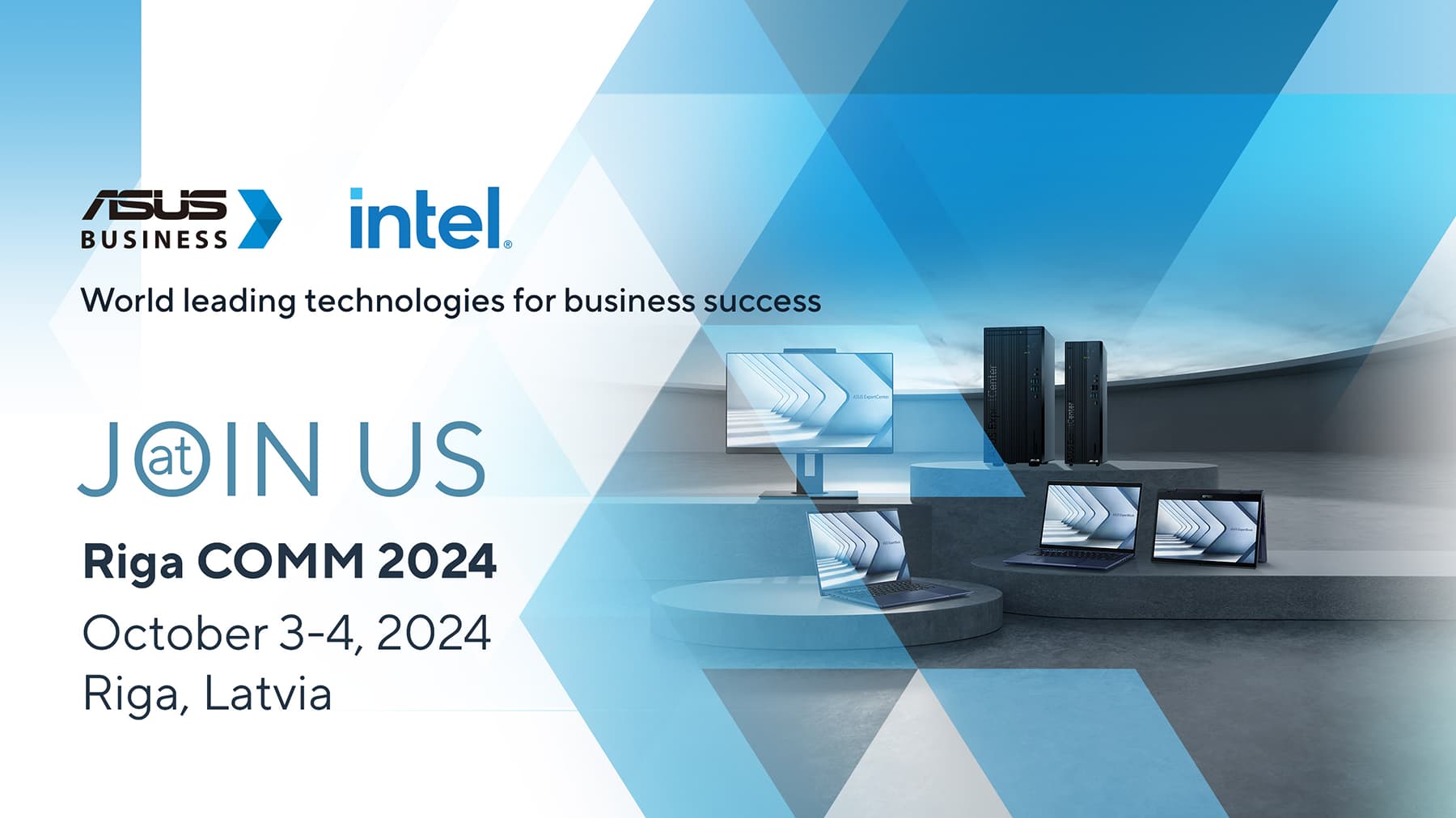 Welcome to visit ASUS Business at Riga COMM 2024!