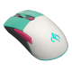 Side-angled view of the TUF Gaming Wireless Mouse Hatsune Miku Edition