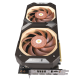 ASUS NOCTUA GeForce RTX 4080 graphics card top angled view