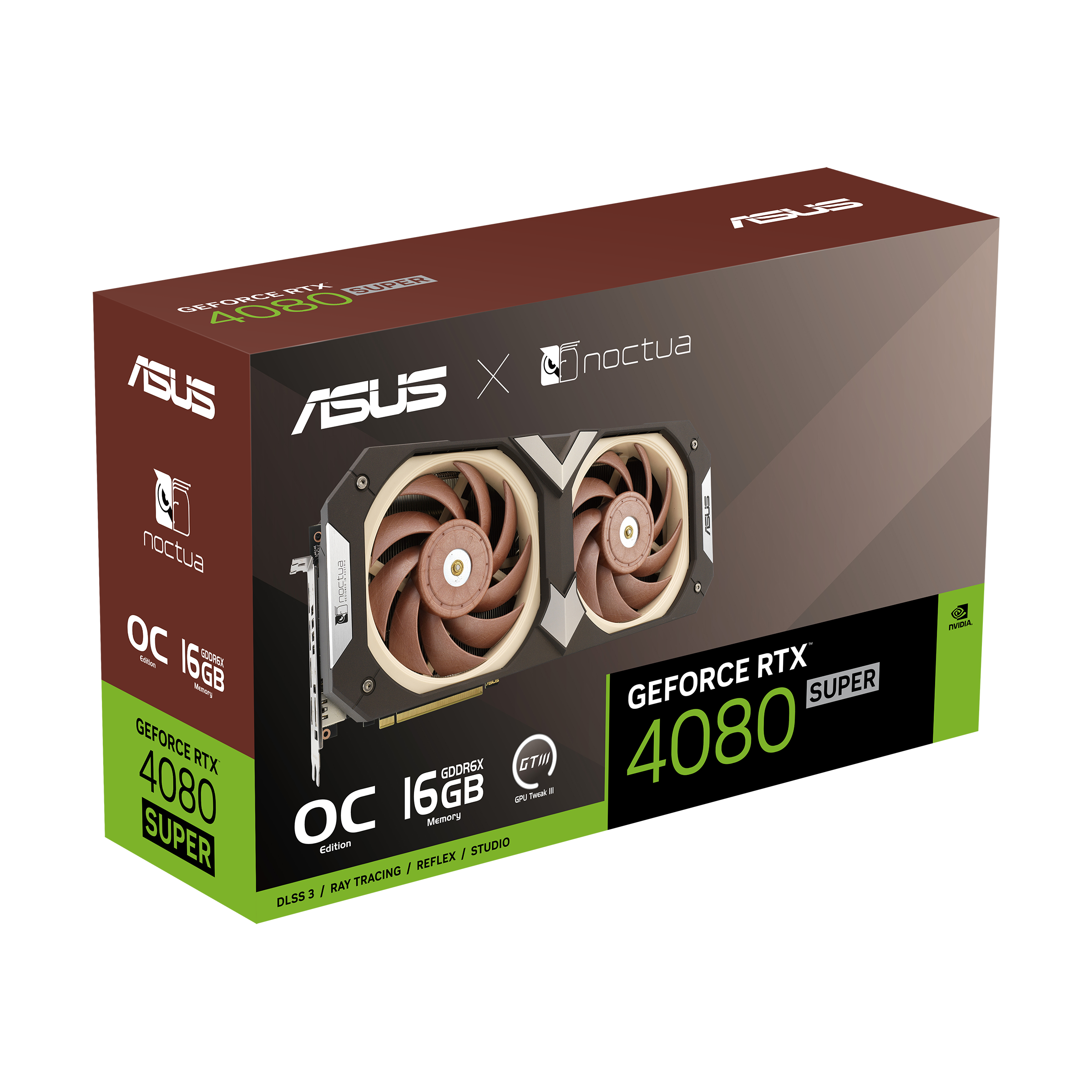 ASUS GeForce RTX™ 4080 SUPER 16GB GDDR6X Noctua OC Edition
