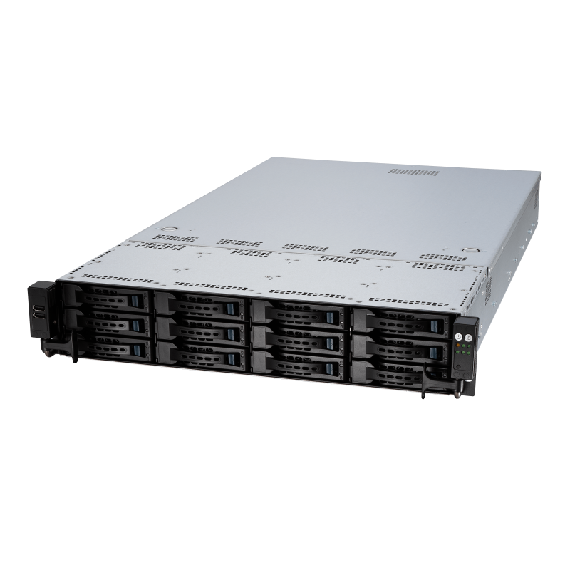 RS720A-E9-RS12V2 server, left side view