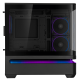 ASUS Prime AP202 ARGB Black left side with curved TG panel  