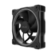 ASUS MR120 ARGB Fan  Standard Black left tilted 45 degrees