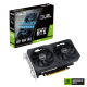 ASUS Dual GeForce RTX 3050 V2 OC Edition 8GB GDDR6 packaging and graphics card with NVIDIA logo
