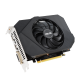 ASUS Phoenix GeForce GTX 1650 OC edition 4GB GDDR6 graphics card, angled bottom up view