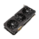 TUF Gaming GeForce RTX 3090 graphics card, front angled view, showcasing the fan