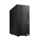 A right angled front view of an ASUS ExpertCenter D7 Mini Tower