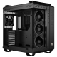 TUF Gaming GT502 Horizon ARGB Black front to rear view, without side panel 