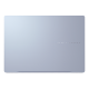 Mist Blue ASUS Vivobook S 14 OLED (S5406) display the front cover.