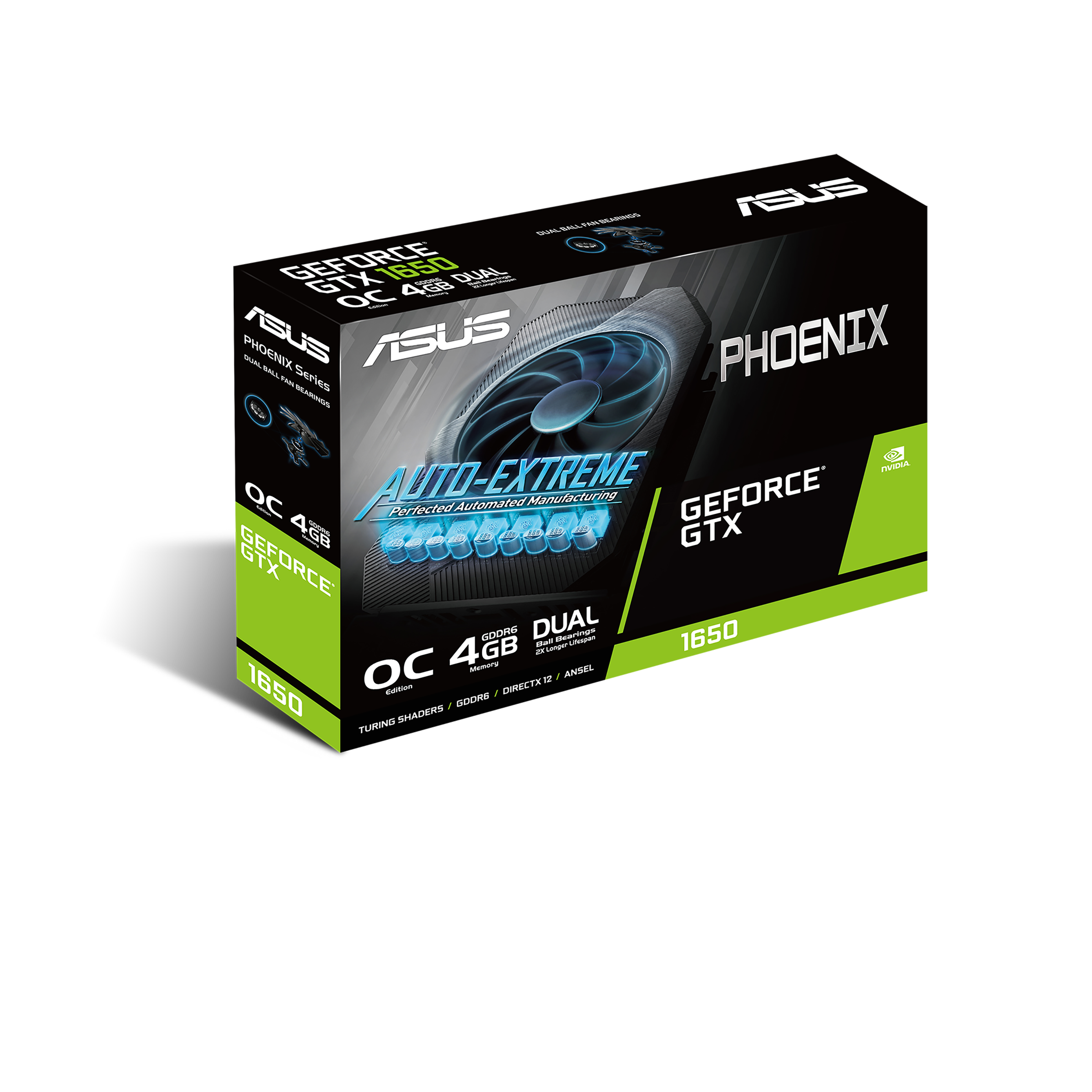 ASUS Phoenix GeForce® GTX 1650 OC Edition 4GB GDDR6 V2 | Graphics