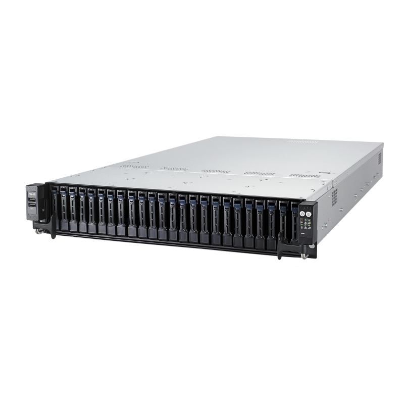 RS720A-E9-RS24V2 server, left side view