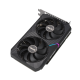 DUAL GeForce RTX™ 3060 Ti V2 MINI graphics card, highlighting the fans
