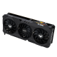 TUF Gaming AMD Radeon RX 6950 XT OC Edition graphics card, front angled view, highlighting the fans
