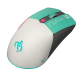 Side-angled view of the TUF Gaming Wireless Mouse Hatsune Miku Edition