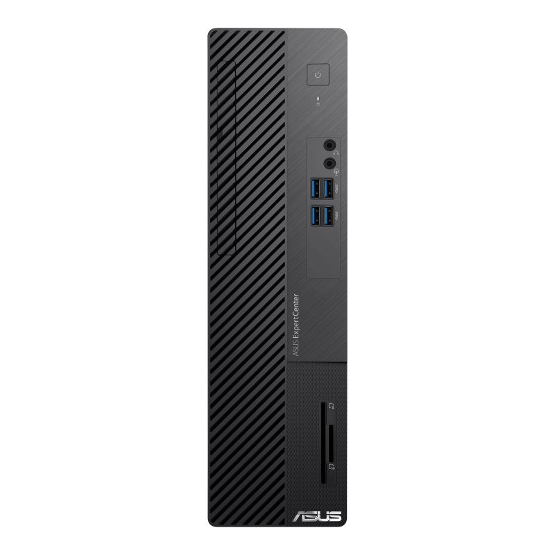A front-on view of an ASUS ExpertCenter D5 SFF