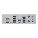 PRIME B840-PLUS WIFI I/O ports closeup